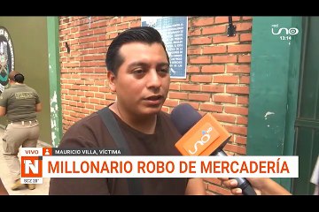 Millonario robo de mercadería
