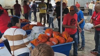 Naviferias del IMA: Multitudes en Chiriquí madrugan para comprar la canasta navideña