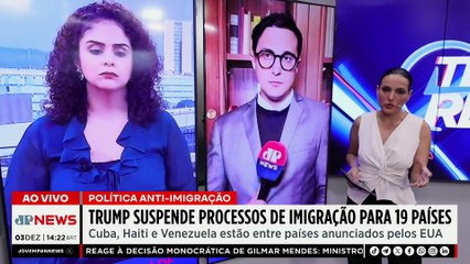 Donald Trump suspende processos de cidadania e imigração para 19 países | TEMPO REAL