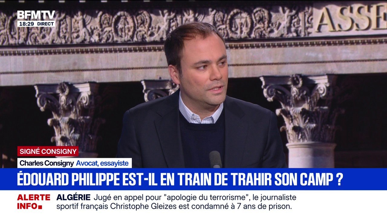 SIGNÉ CONSIGNY - "On n'en peut plus du bloc central", estime Charles Consigny, avocat et essayiste