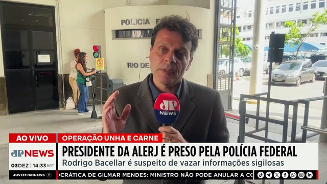 Presidente da Alerj é preso pela PF por suspeita de vazamento de informações | TEMPO REAL
