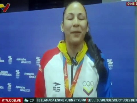 Judoca venezolana Karen León se colgó la medalla de oro en los XX Juegos Bolivarianos