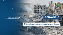 Reporte 360 03-12 Más de 64 mil niños han sido asesinados por Israel