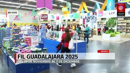 Continúan las actividades en la FIL Jalisco 2025 con gran participación