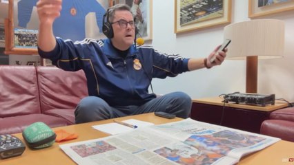 Reacción de Roncero al primer gol de Mbappé en San Mamés