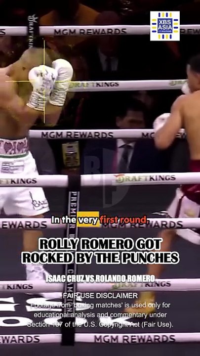 First round FIRESTORM! Isaac Cruz ROCKS Rolly Romero from the START!