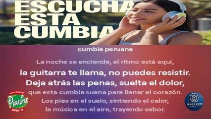 ESCUCHA ESTA CUMBIA POR JAVIER LINDO M.