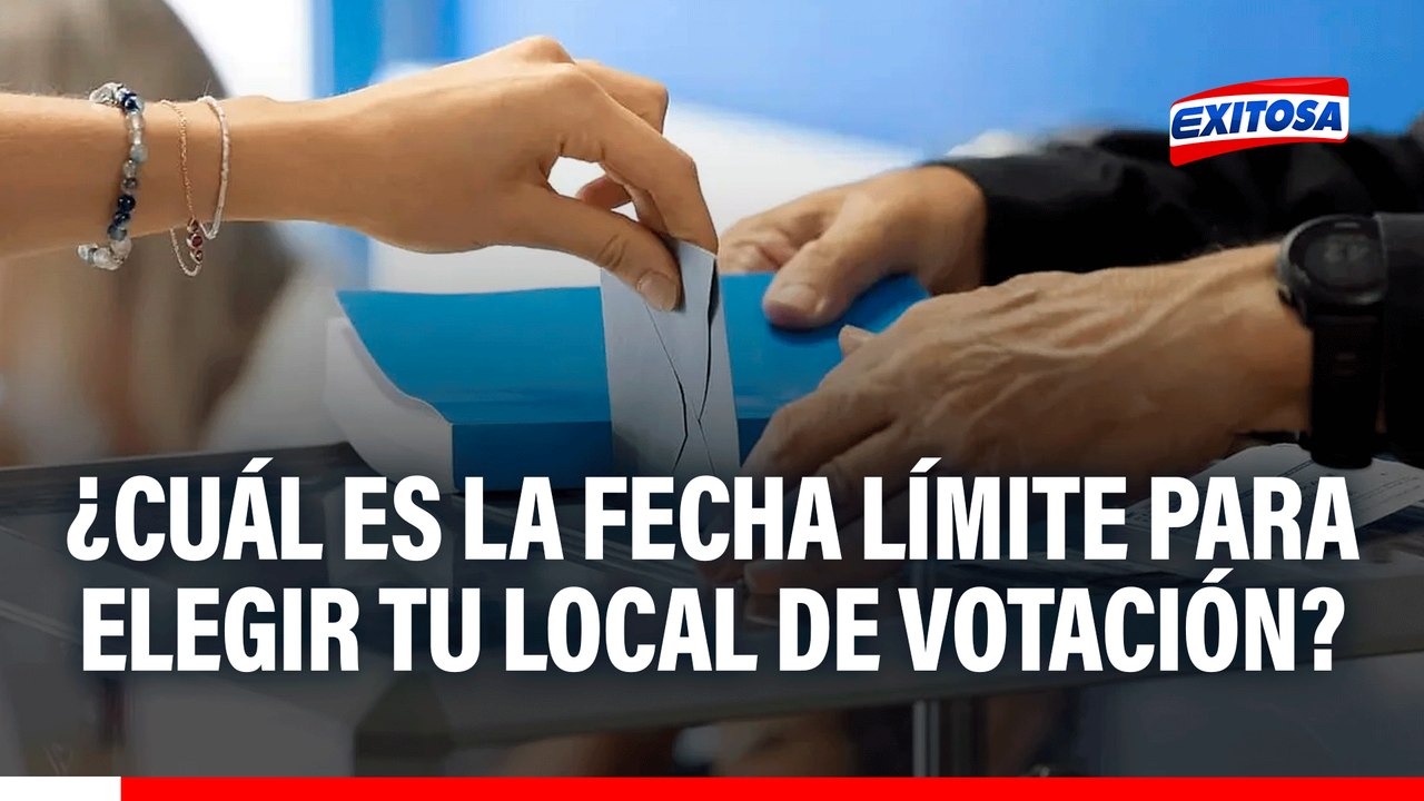 Elecciones 2026: ¿Cuál es la fecha límite para elegir tu local de votación?