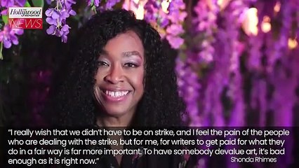 In the Midst of the WGA Strike, Shonda Rhimes Expresses Her Support for Writers | THR News