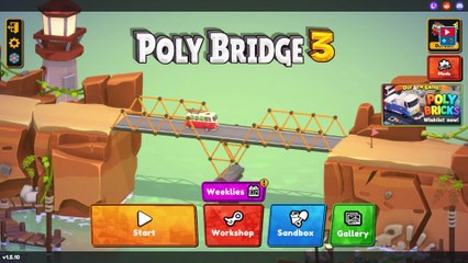 Poly Bridge 3 Walkthrough: Complete Levels 1 to 6 Solutions & Easy Bridge Designs