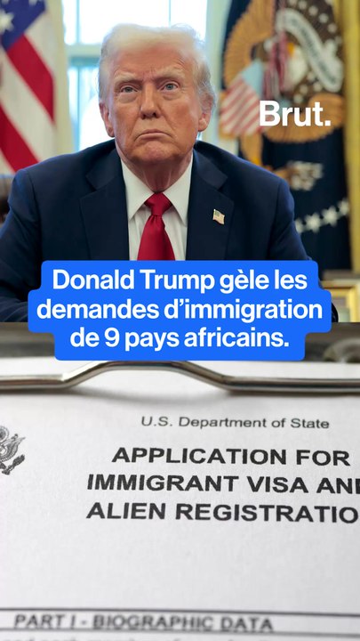 Donald Trump suspend l’immigration de 19 pays et s’en prend aux Somaliens.