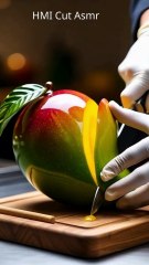 Insane Glass-Cutting Mango ASMR