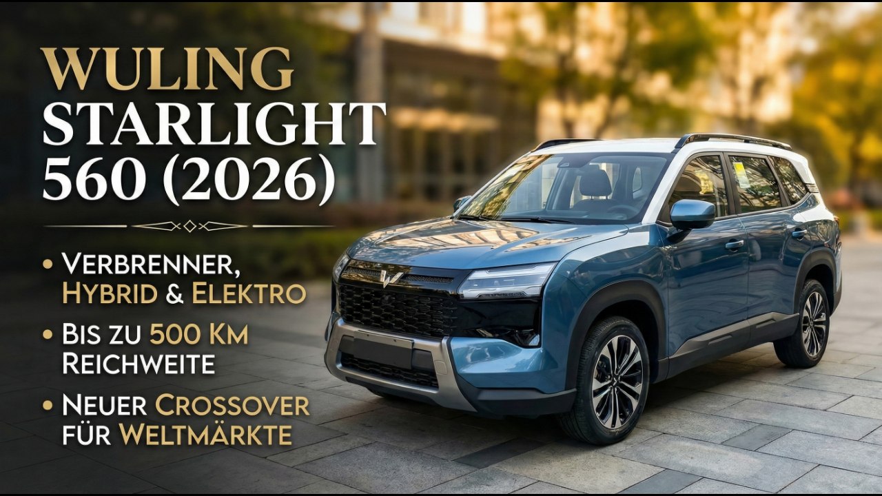 2026 Wuling Starlight 560: Drei Antriebe, ein Ziel | Alle Infos zum SUV!