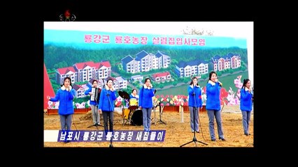 Mudanças para novas moradias na cidade de Nampho