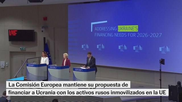 Bruselas mantiene su propuesta de financiar a Ucrania a través de los activos rusos inmovilizados en la UE por las sanciones