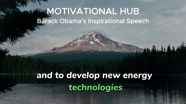 Barack Obama's Inspirational Speech with Subtitles || One of the best English speeches ever 2025