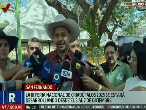 Más de 600 ejemplares dirán presente en la III Feria Nacional de Criabúfalos 2025 en Apure