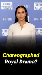 Meghan exploits title in 'absurd' choreographed entrance