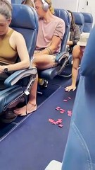Soldier changes during the flight and surprise proposes 🥹BEAUTIFUL❤️