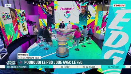 Vers un mercato calme : Pourquoi le PSG joue avec le feu ! - L'Équipe de Greg - extrait