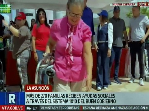 Nueva Esparta | Más de 270 familias son favorecidas con ayudas sociales a través del 1X10