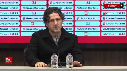 Trabzonspor Teknik Direktörü Fatih Tekke: Turu geçtiğimiz için mutluyuz