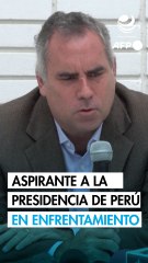 Aspirante a la presidencia de Perú aclara enfrentamiento a tiros