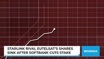 Starlink Rival Eutelsat’s Shares Sink After Softbank Cuts Stake