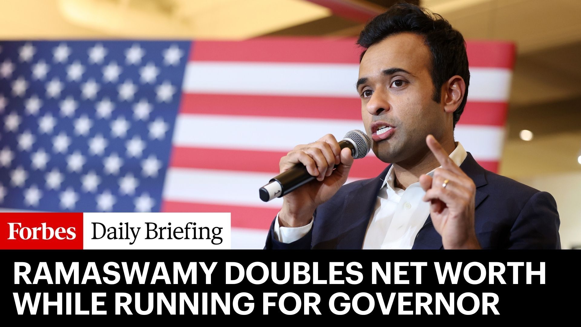 Vivek Ramaswamy’s Net Worth Nearly Doubles During Ohio Governor Campaign