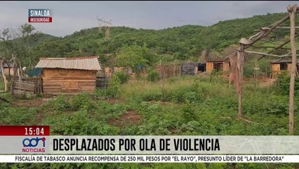 Familias huyen de la violencia en Sinaloa y buscan un lugar digno para vivir frente al abandono