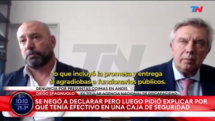La declaración de Diego Spagnuolo por la causa ANDIS
