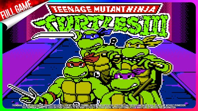 Teenage Mutant Ninja Turtles 3: The Manhattan Project (NES - US) Longplay
