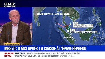 Disparition du vol MH370: "C'est clairement la plus grande énigme de toute l'histoire de l'aviation civile", affirme Jean-Paul Troadec, ancien directeur du Bureau d'enquêtes et d'analyses pour la sécurité de l'aviation