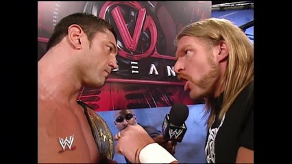 Triple H & Batista get into an altercation before HIAC! - Vengeance 2005 26/5/05