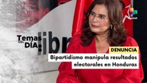 Candidata Rixi Moncada denuncia golpe electoral del bipartidismo