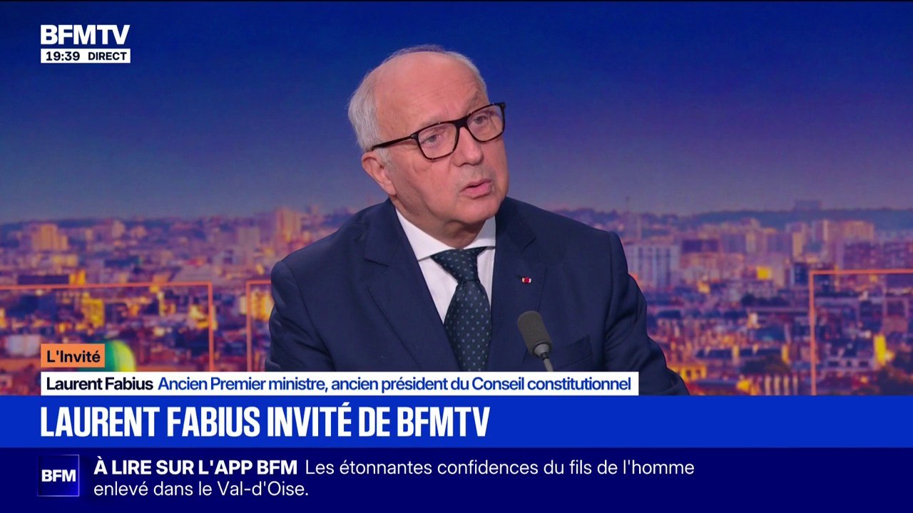 Environnement: "Il y a encore des efforts à faire", estime Laurent Fabius, ancien président de la COP21 et du Conseil Constitutionnel
