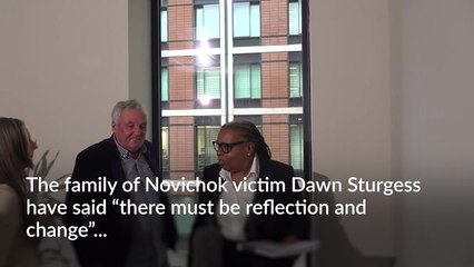 Novichok victim’s family call for change as they criticise inquiry report