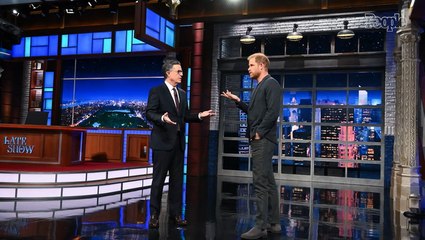 Prince Harry Jokes About Trump During Surprise Appearance on The Late Show with Stephen Colbert
