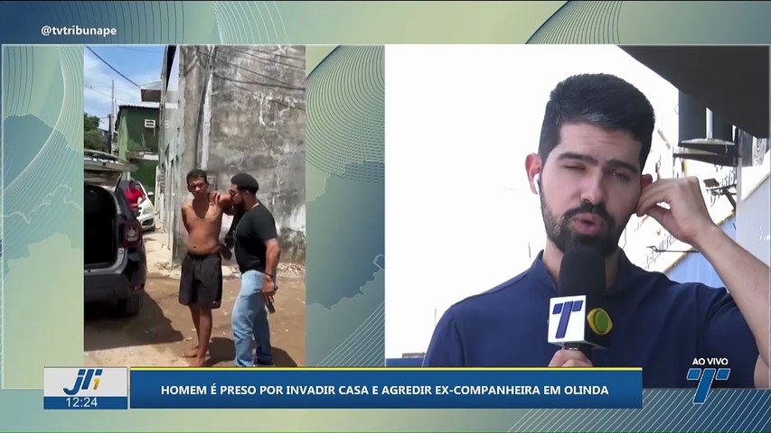 Homem &#233; preso por invadir casa e agredir ex-companheira em Olinda