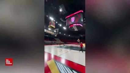 Olympiakos-Fenerbahçe maçı aşırı yağış nedeniyle ertelendi