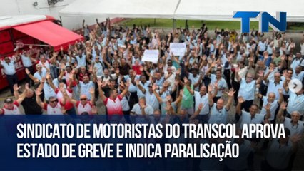 Sindicato de motoristas do Transcol aprova estado de greve e indica paralisação