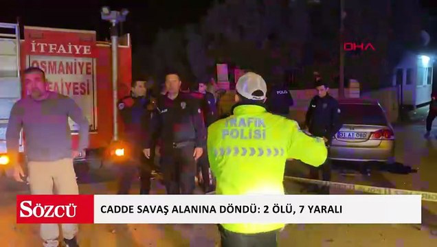 Cadde savaş alanına döndü: 2 ölü, 7 yaralı