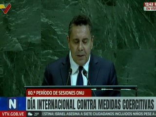 Samuel Moncada: Hacemos un llamado al levantamiento completo de las medidas coercitivas