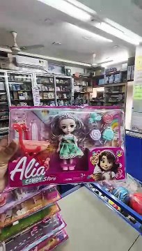 KV Impex Alia 6 Inch Doll with Accessories Set SHORTS