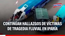 Ucayali: Continúan hallazgos de víctimas de tragedia fluvial en Iparía