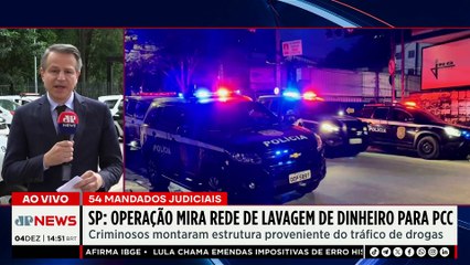 SP: Operação da Polícia Civil mira rede de lavagem de dinheiro para PCC | TEMPO REAL