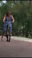 Elite Style, Zero Skill! WATCH What Happens When She Showed Off on a Bike!
