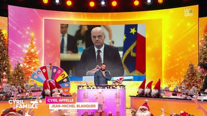 VOICI - "C'est pour toi Jean Mich'" : déchaîné, Cyril Hanouna appelle Jean-Michel Blanquer en direct pour lui chanter son titre dans TBT9 (ZAPTV)