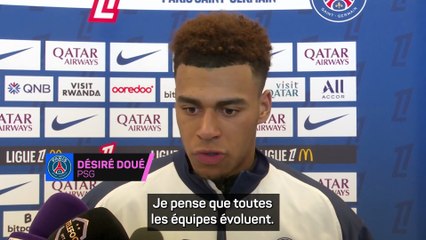 Désiré Doué réagit à la perte de la première place en L1