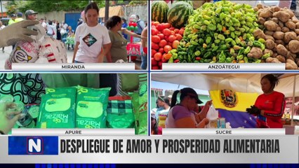Gobierno desplegó jornada del Plan Amor y Prosperidad Alimentaria para favorecer al pueblo
